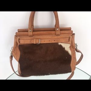 Italian leather satchel